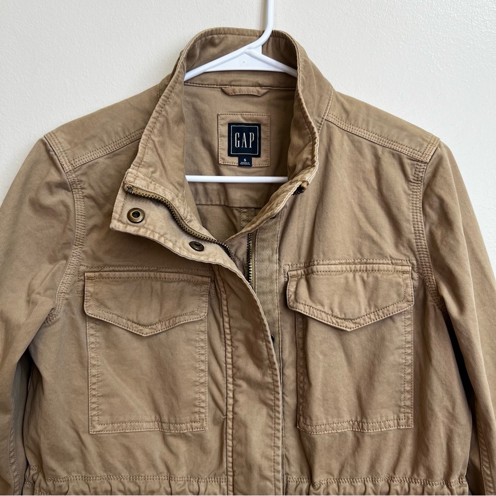 Gap Women’s Utility Jacket Button Down & Zipper C… - image 2